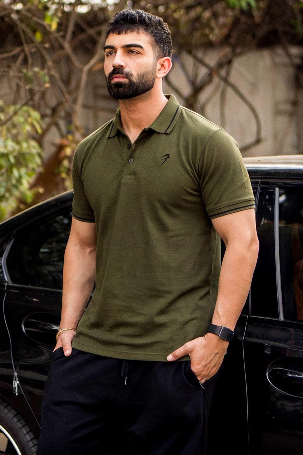 Mark Polo T-shirt Olive