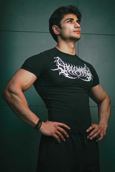 Hellborn Compression T-shirt Black/White