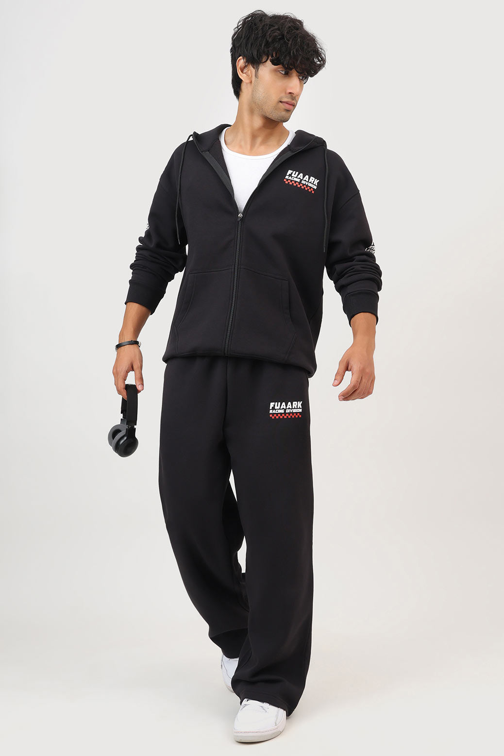 Fuaark Racing Division Oversized Jacket Black
