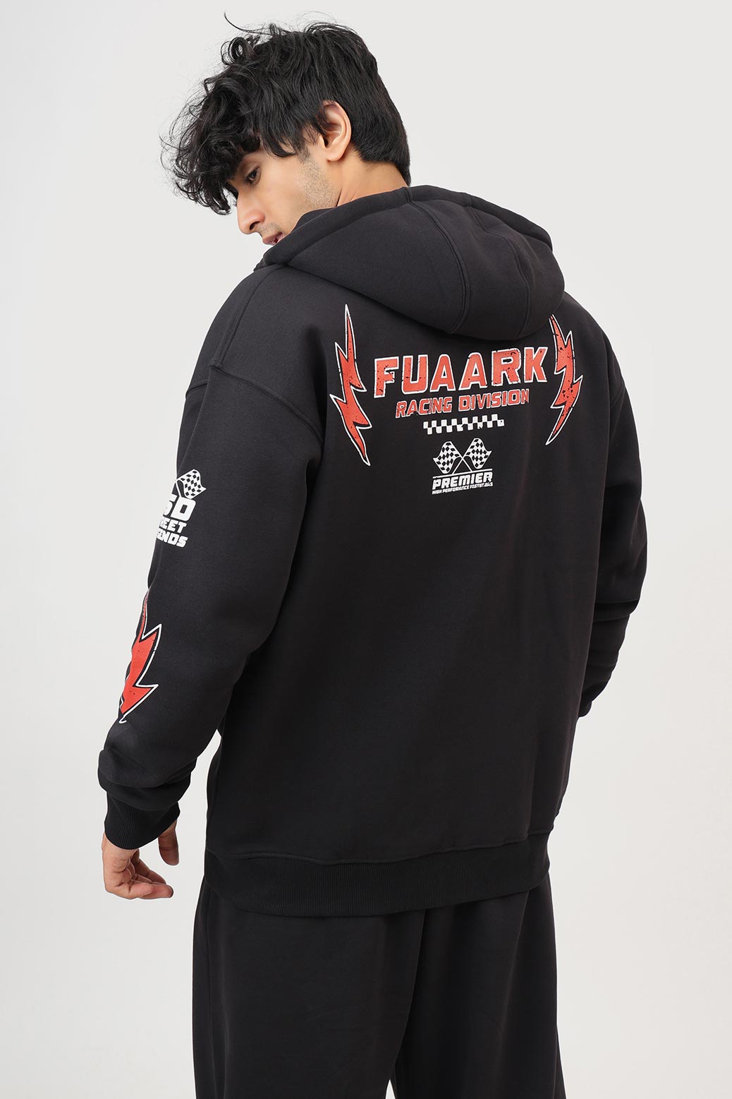 Fuaark Racing Division Oversized Jacket Black