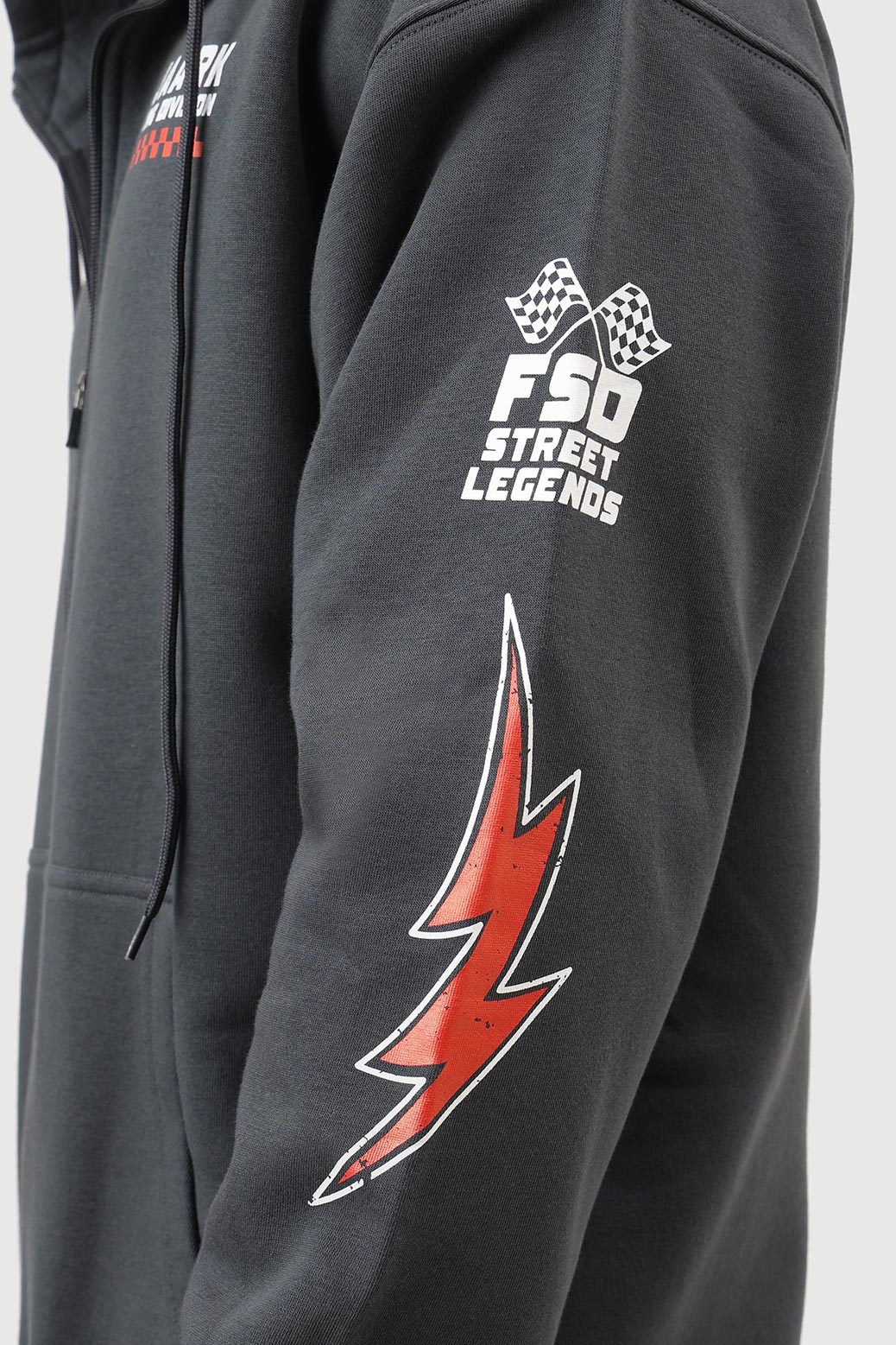 Fuaark Racing Division Oversized Jacket Dark Grey