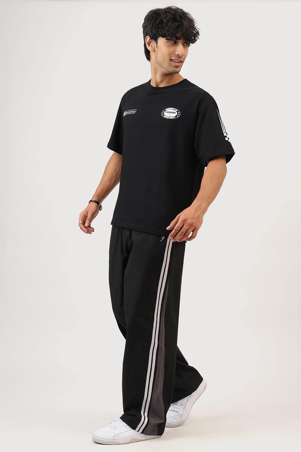 Fuaark Racing Club Oversized T-shirt Black