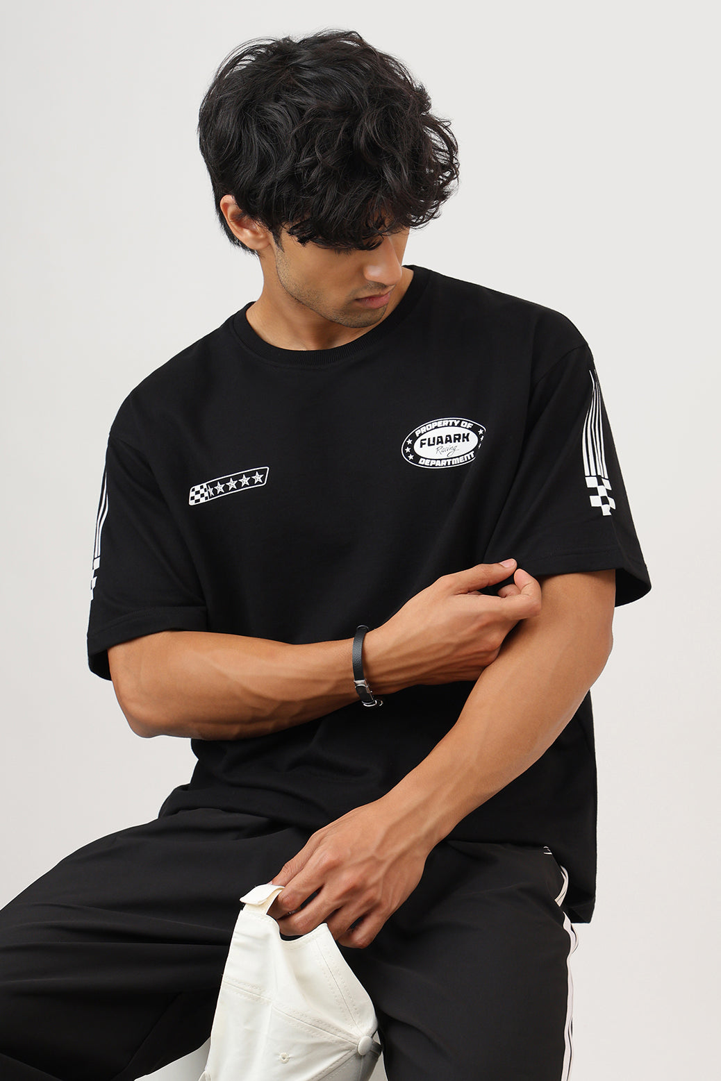 Fuaark Racing Club Oversized T-shirt Black