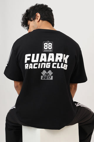 Fuaark Racing Club Oversized T-shirt Black
