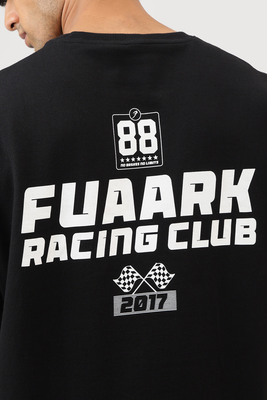 Fuaark Racing Club Oversized T-shirt Black