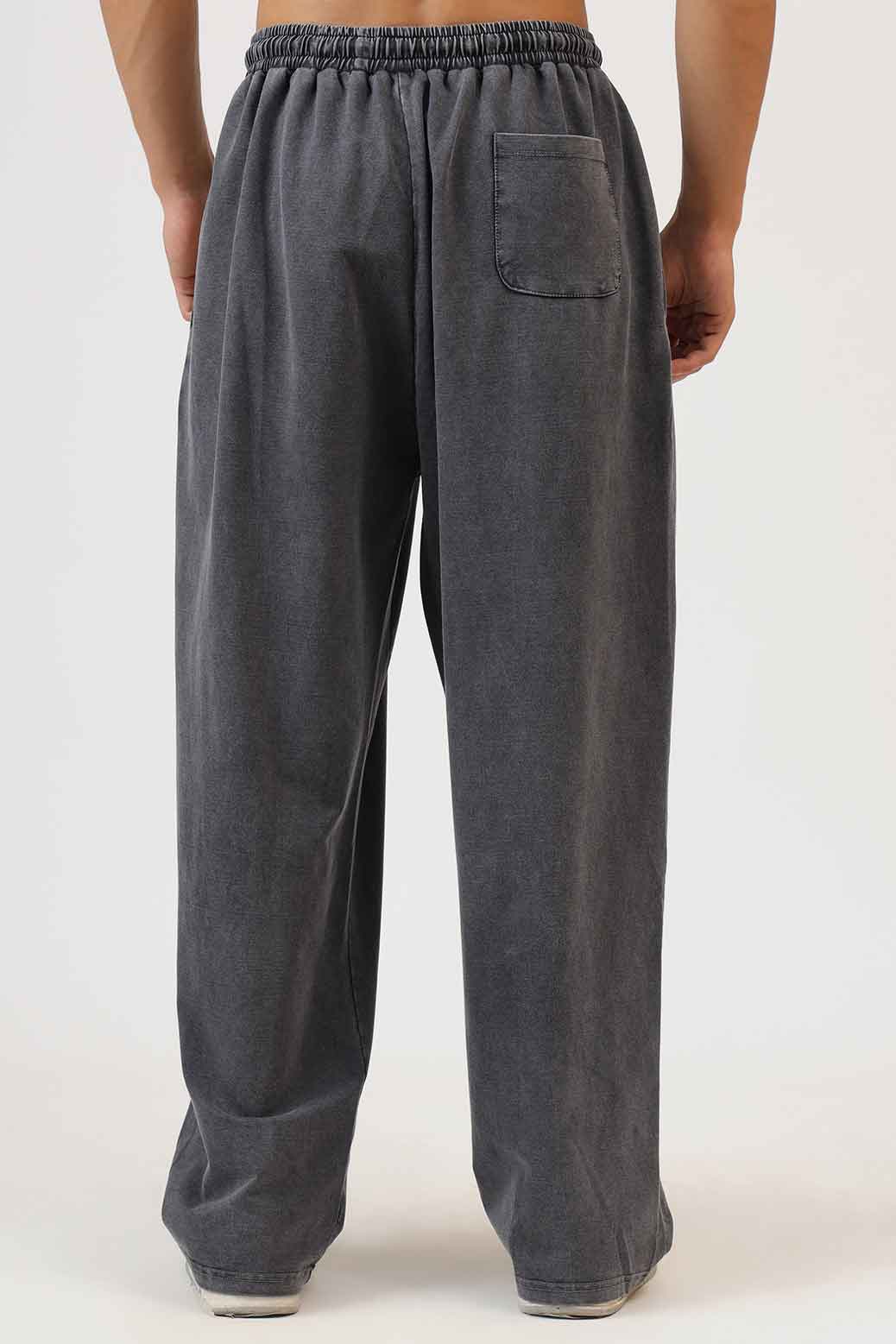 Raw Washed Loose Tracks Dark Grey