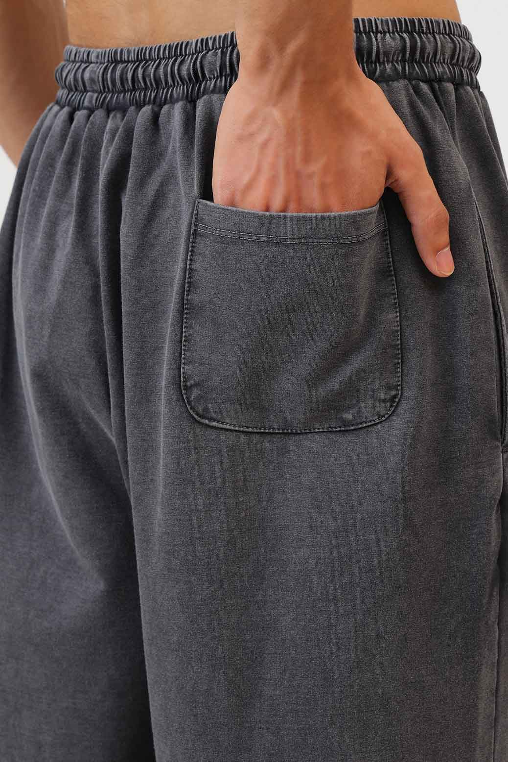 Raw Washed Loose Tracks Dark Grey