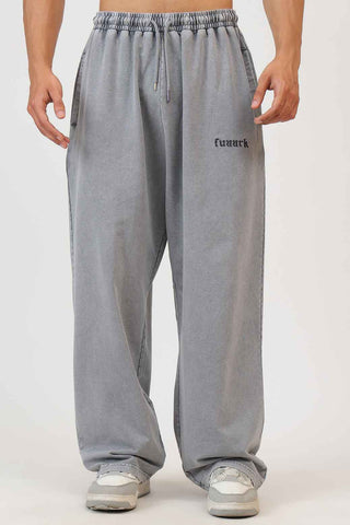 Raw Washed Loose Tracks Light Grey