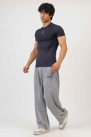 Raw Washed Loose Tracks Light Grey