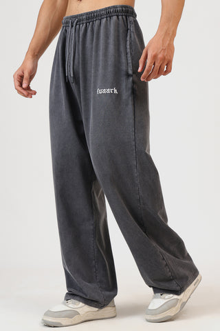 Raw Washed Loose Tracks Dark Grey