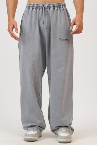 Raw Washed Loose Tracks Light Grey