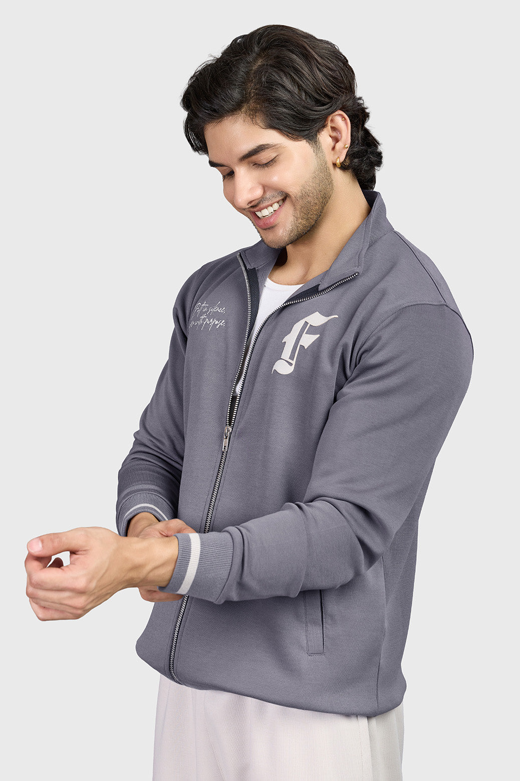 Retro Jacket Dark Grey