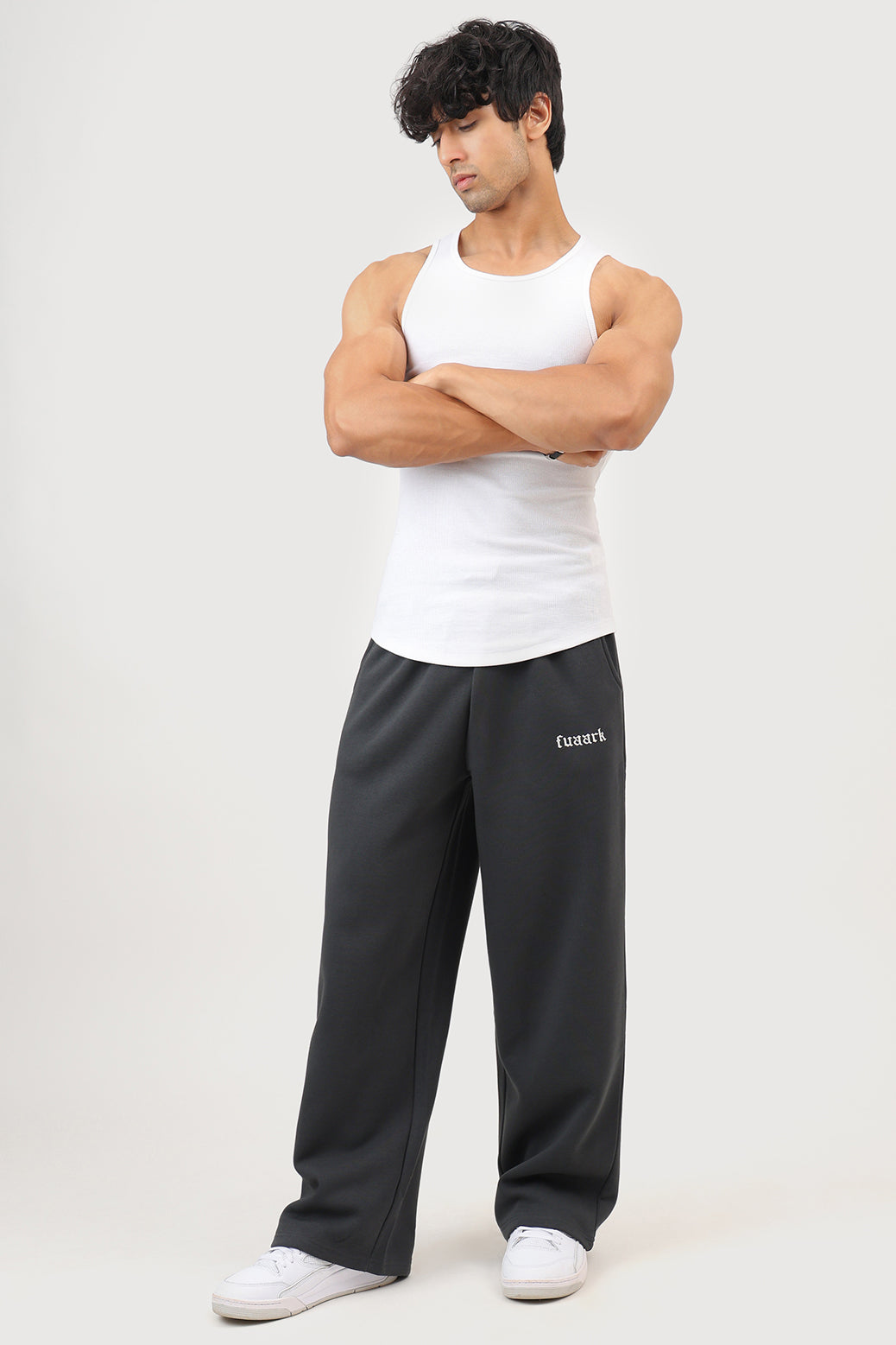 Essential Ribbed Tank White