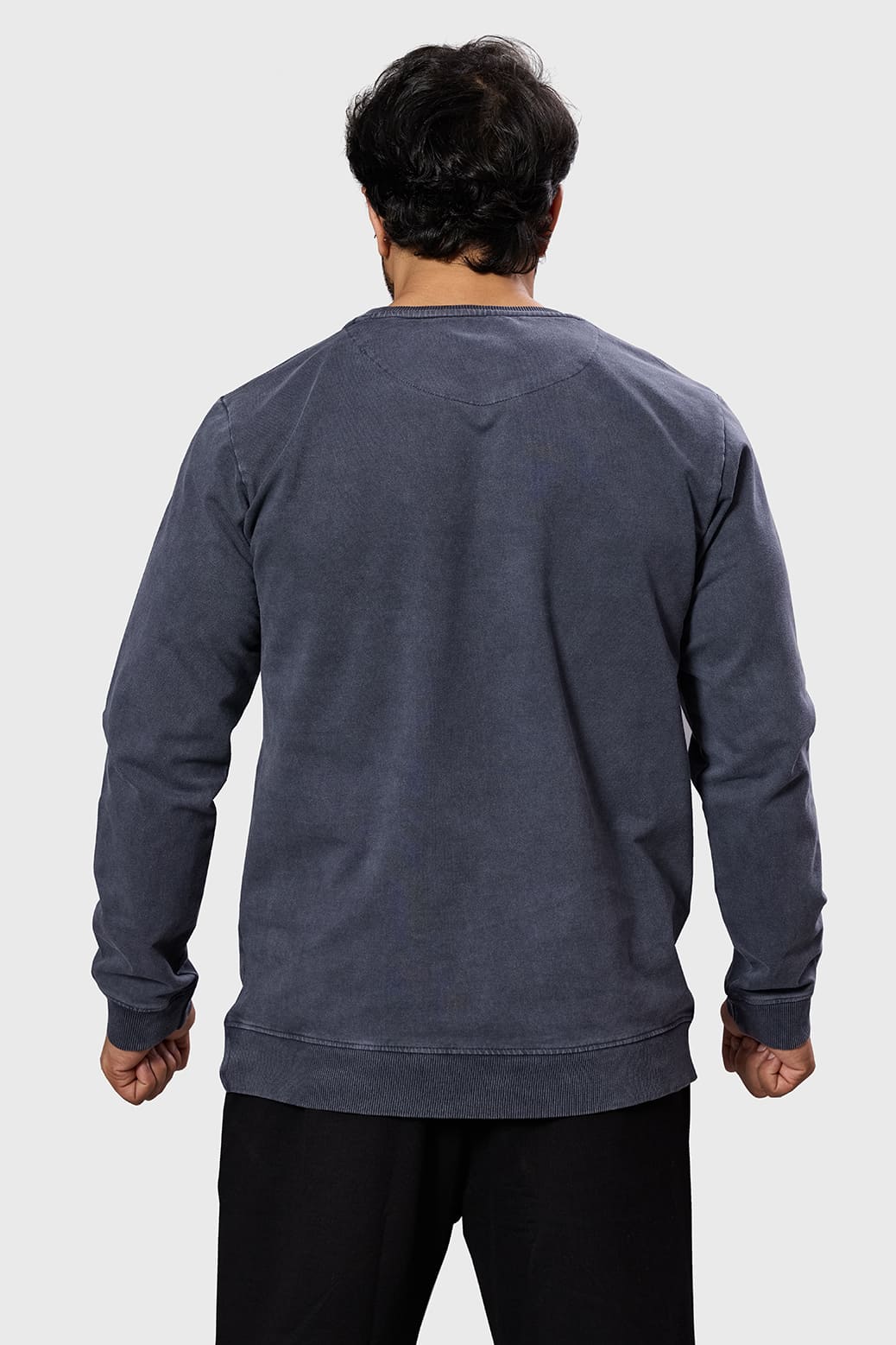 Shadow Washed Sweatshirt Dark Grey