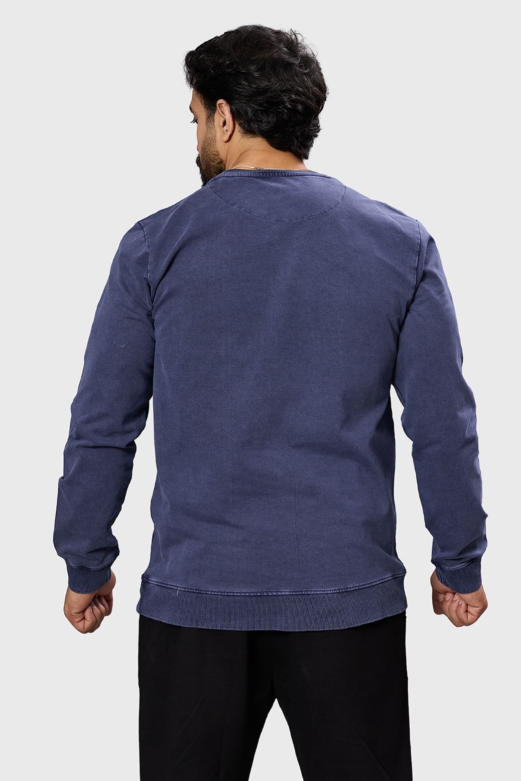 Shadow Washed Sweatshirt Navy