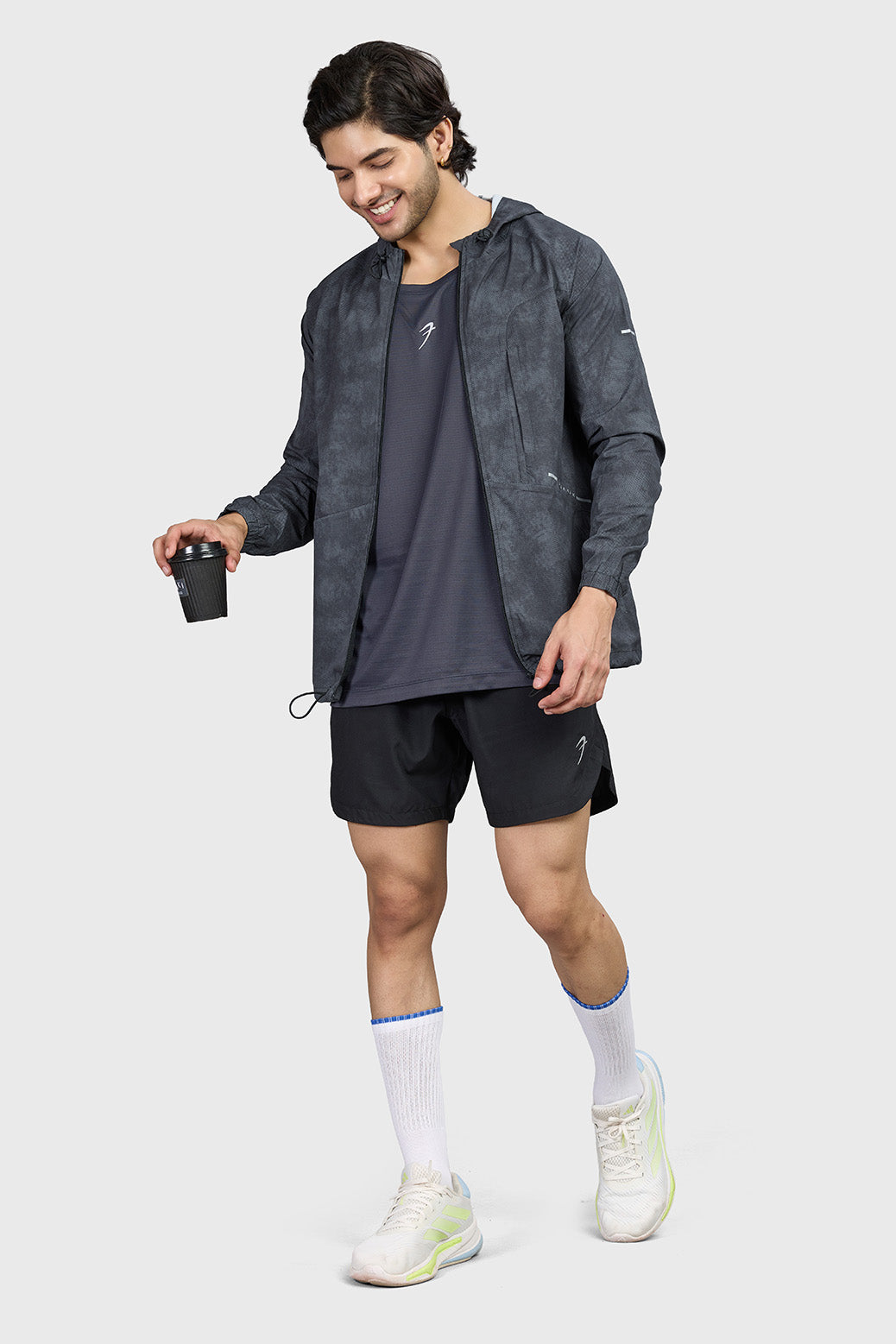 Speed Running Jacket Black/Printed