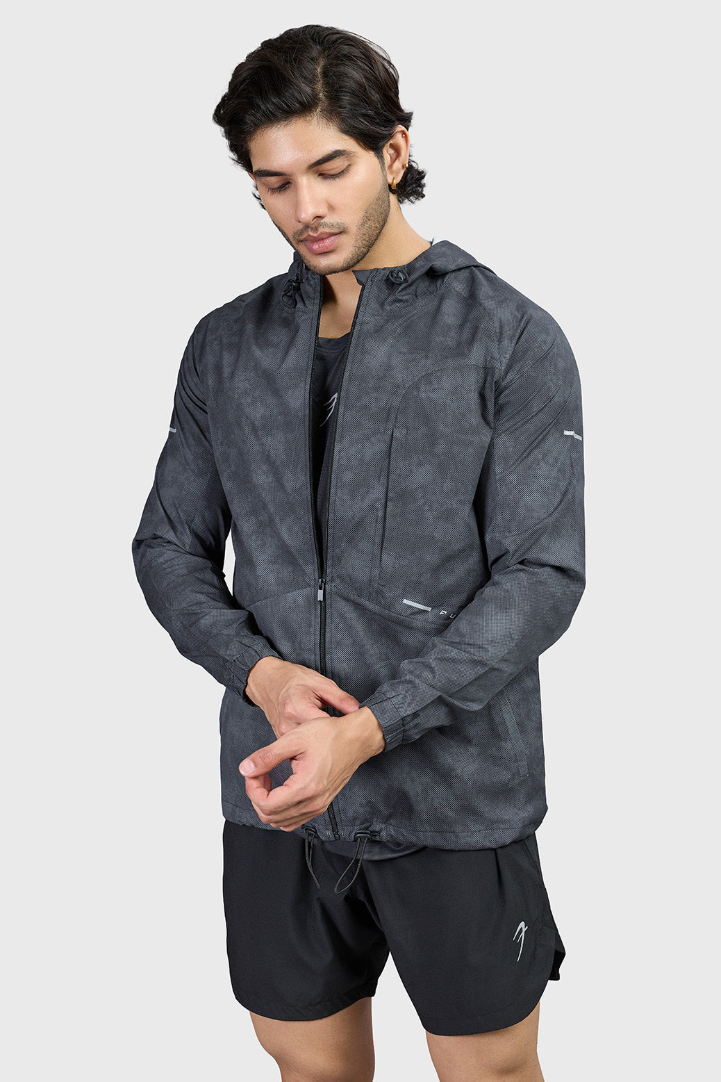 Speed Running Jacket Black/Printed