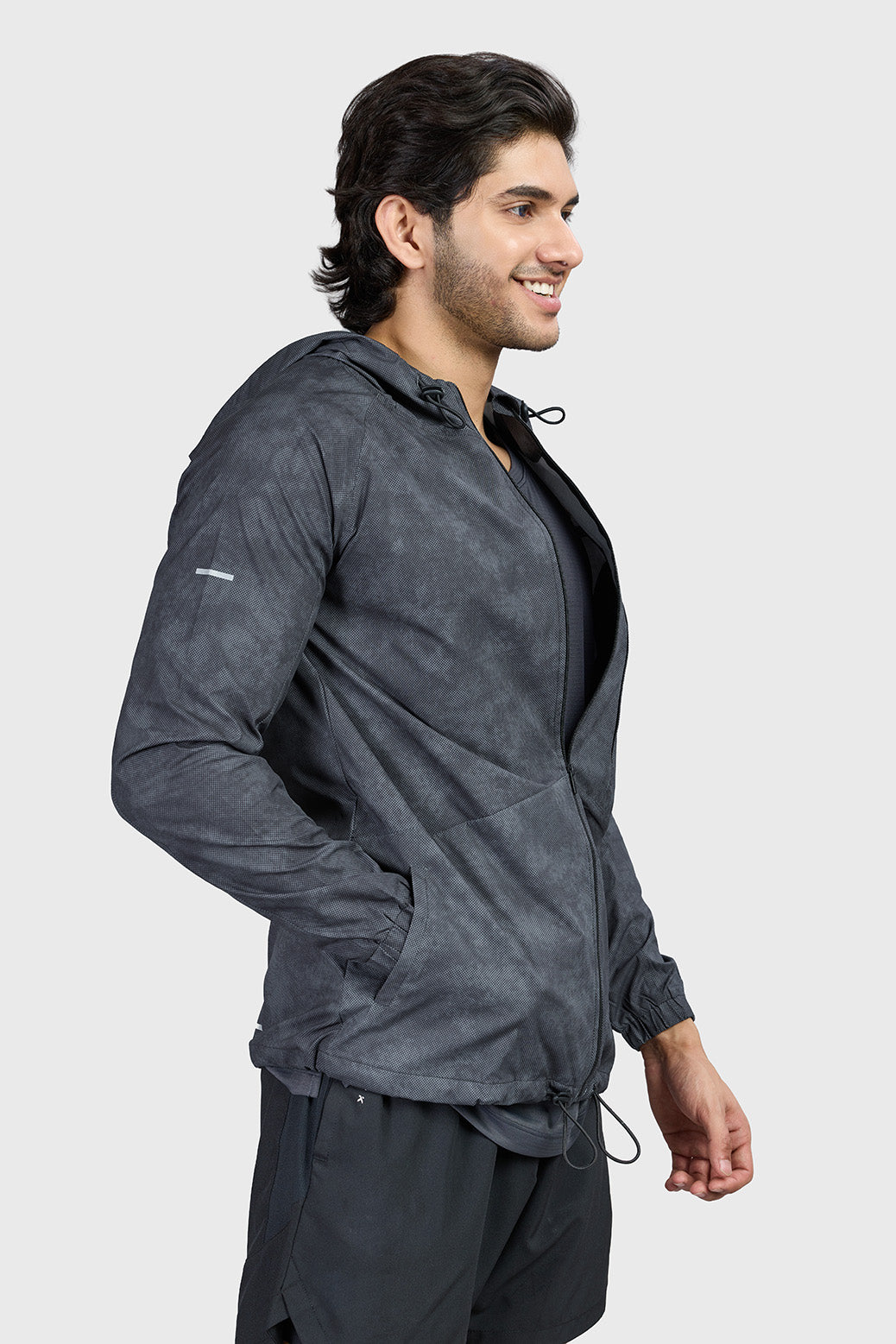 Speed Running Jacket Black/Printed