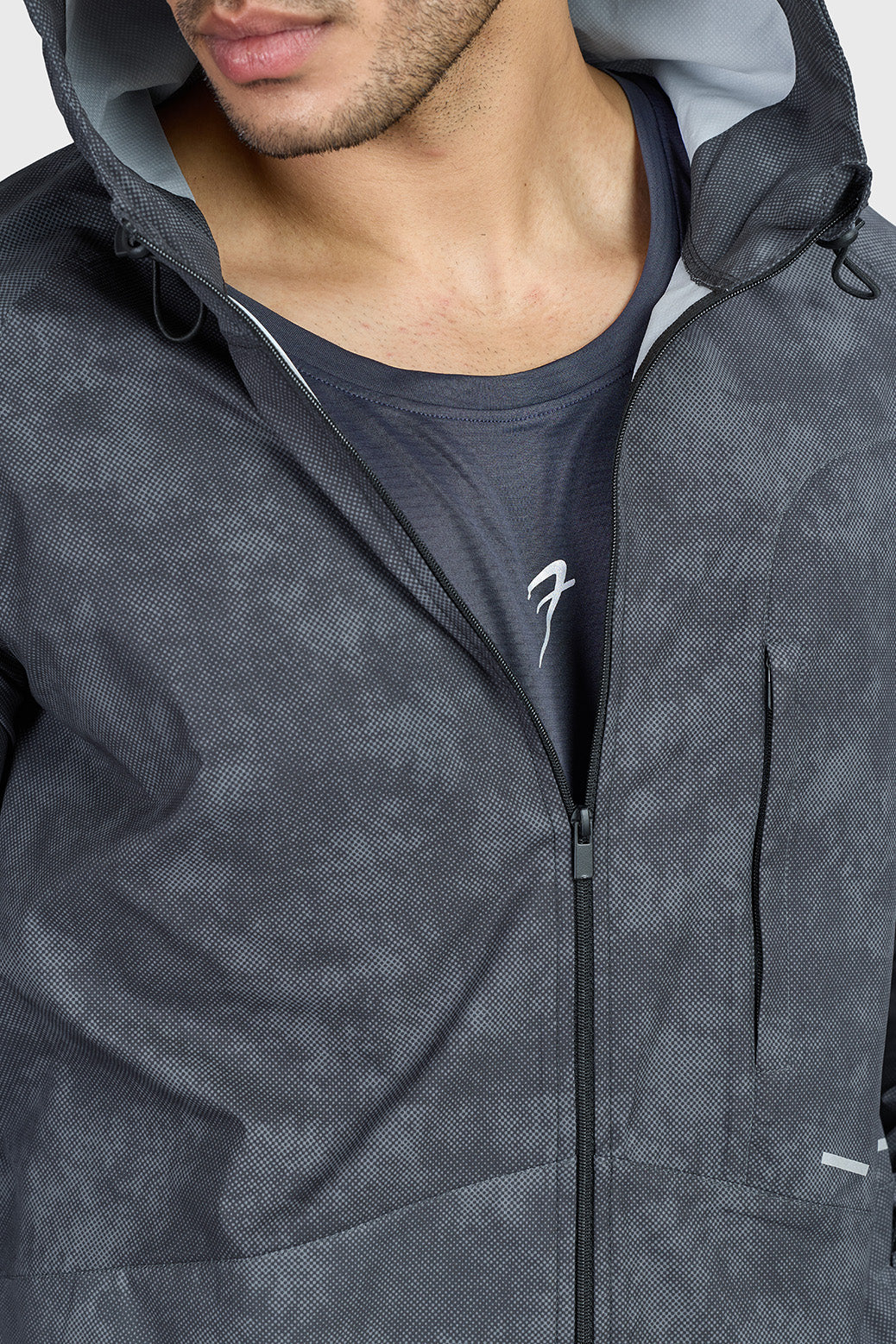 Speed Running Jacket Black/Printed
