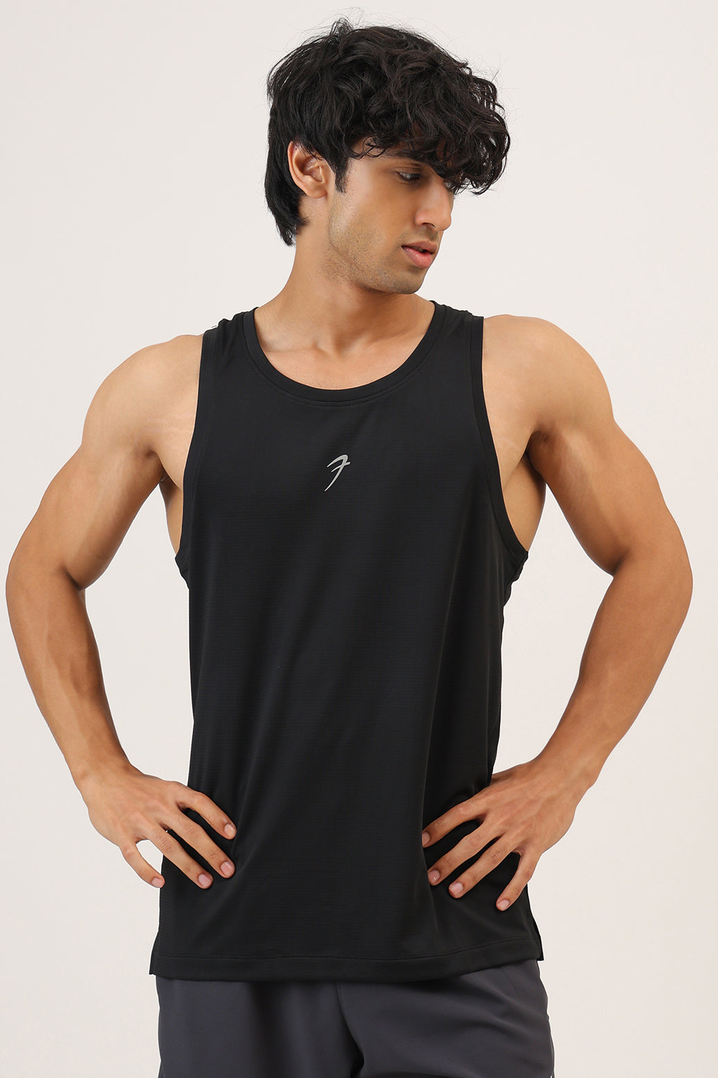 Speed Running Tank Black