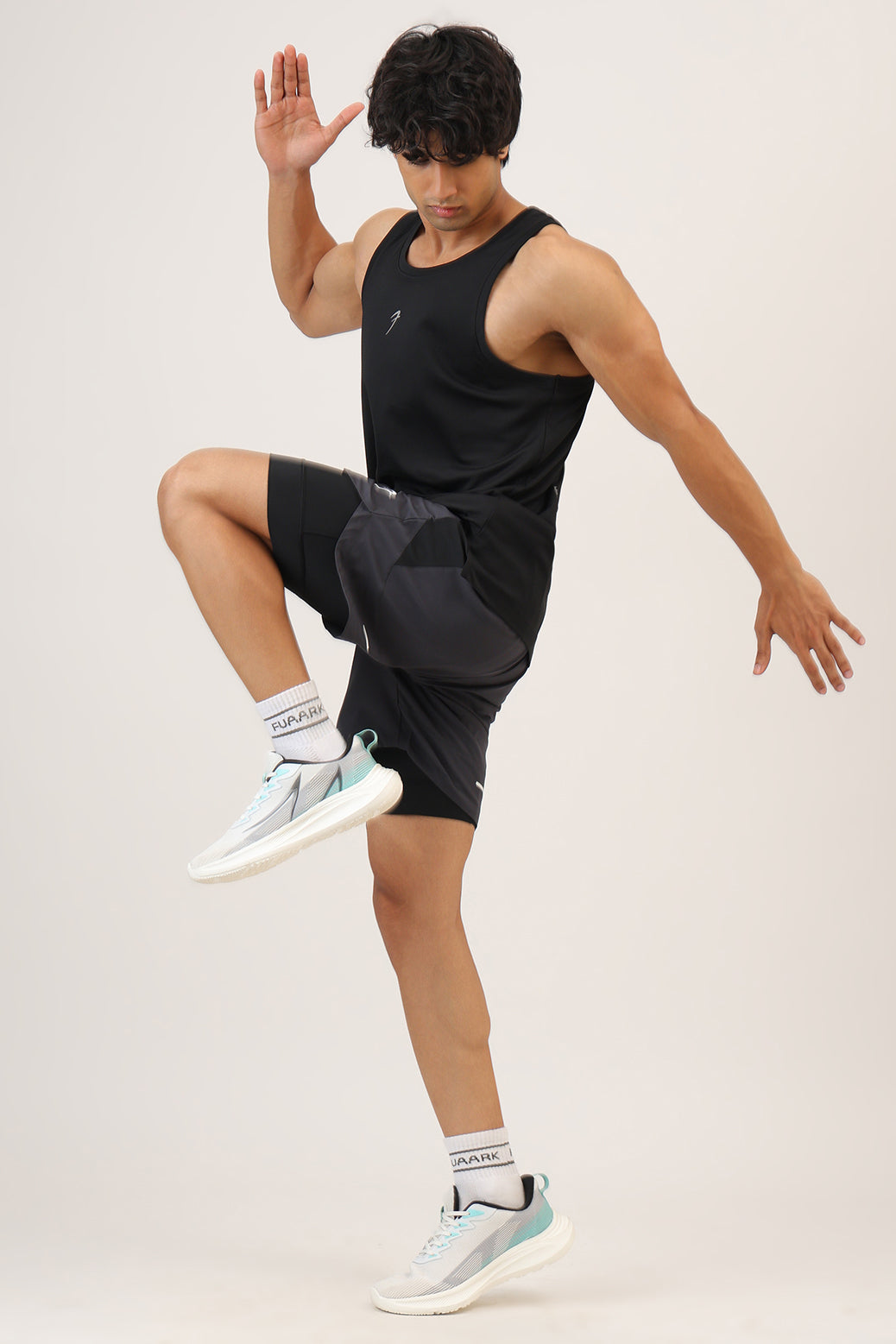 Speed Running Tank Black