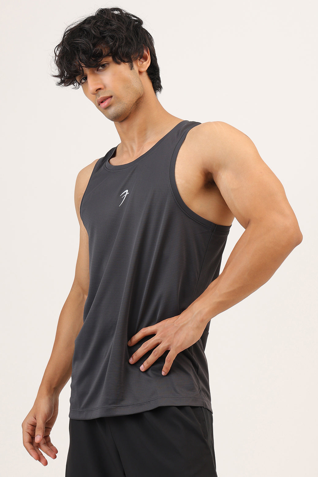 Speed Running Tank Dark Grey