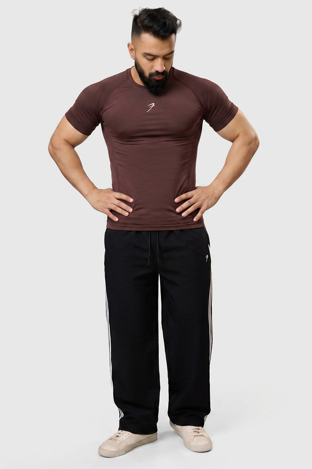 Strength Seamless T-shirt Brown