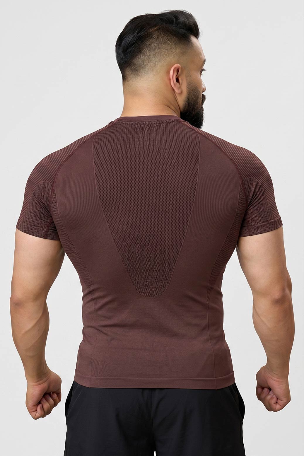 Strength Seamless T-shirt Brown