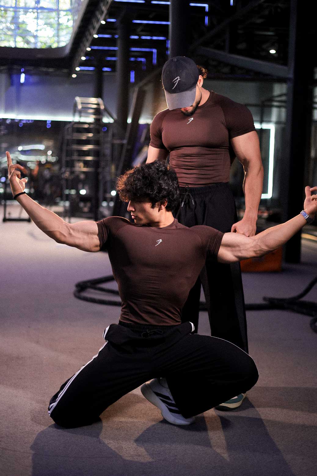 Strength Seamless T-shirt Brown