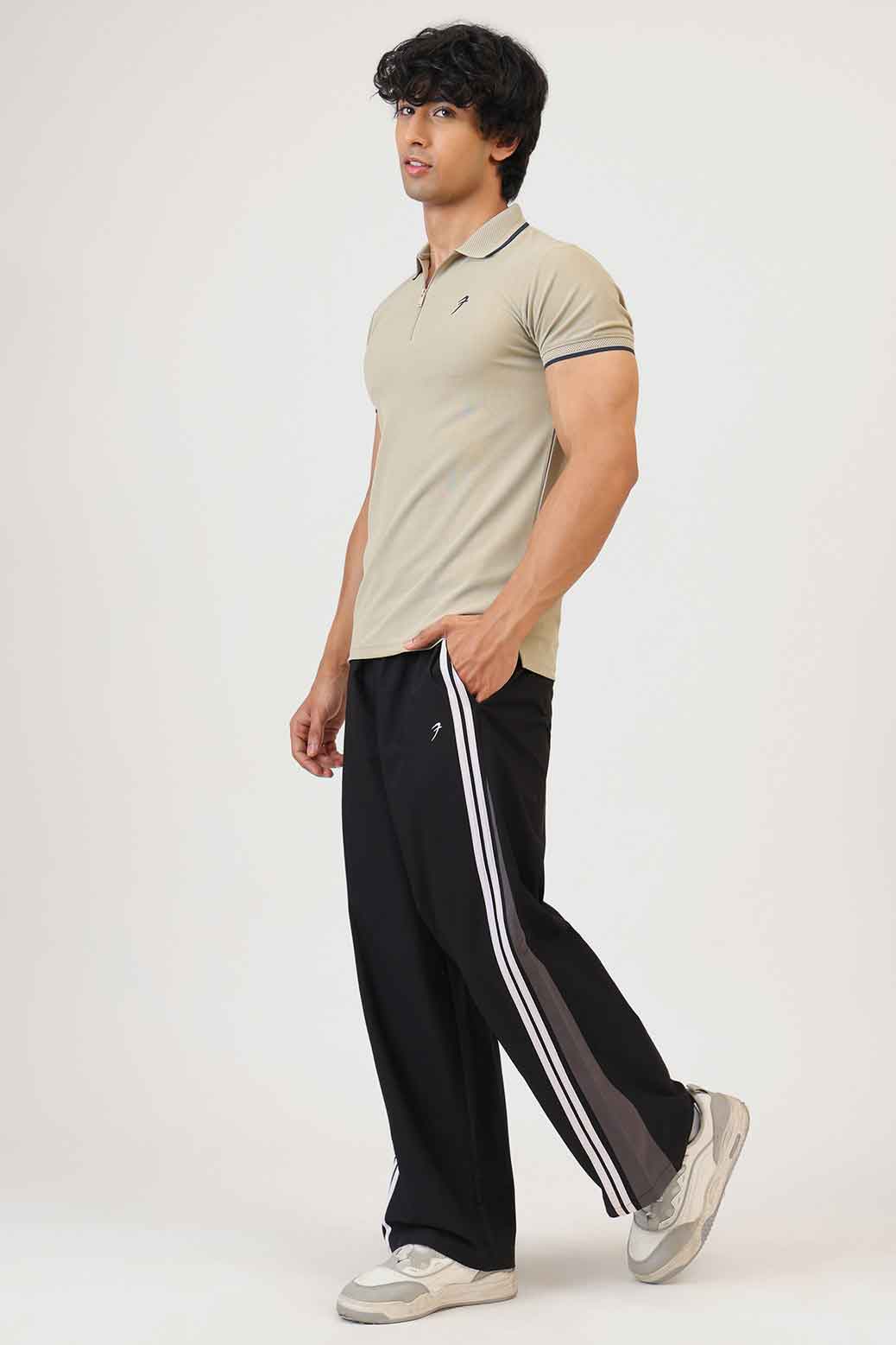 Stride Polo T-shirt Beige