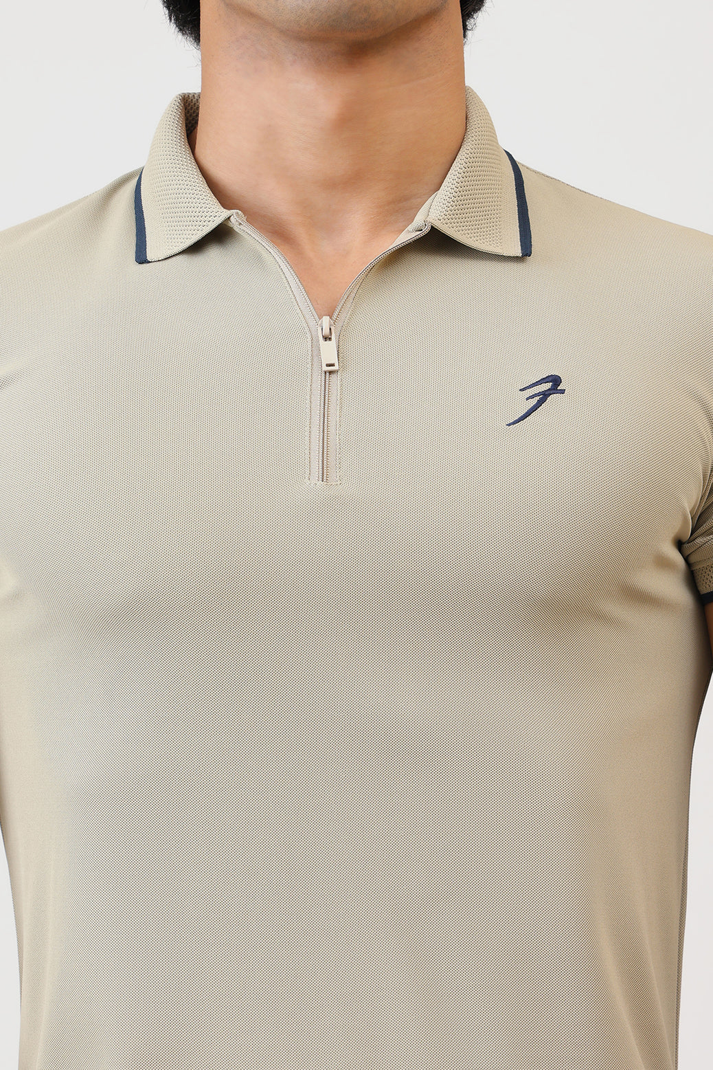 Stride Polo T-shirt Beige
