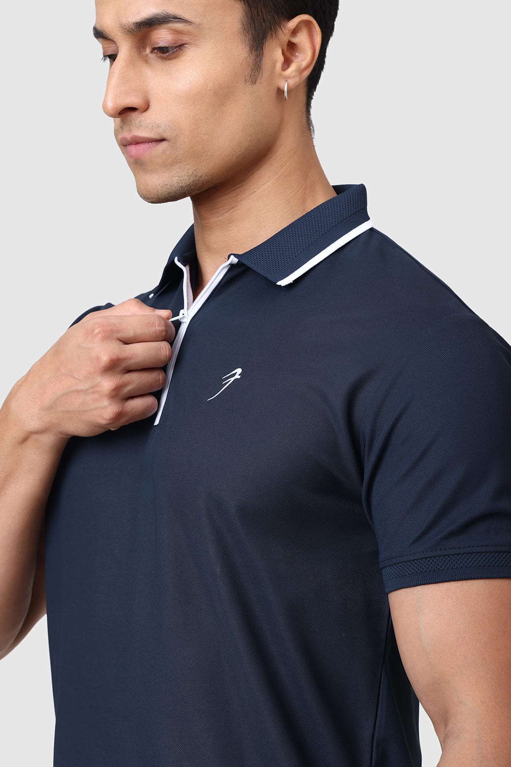 Stride Polo T-shirt Navy