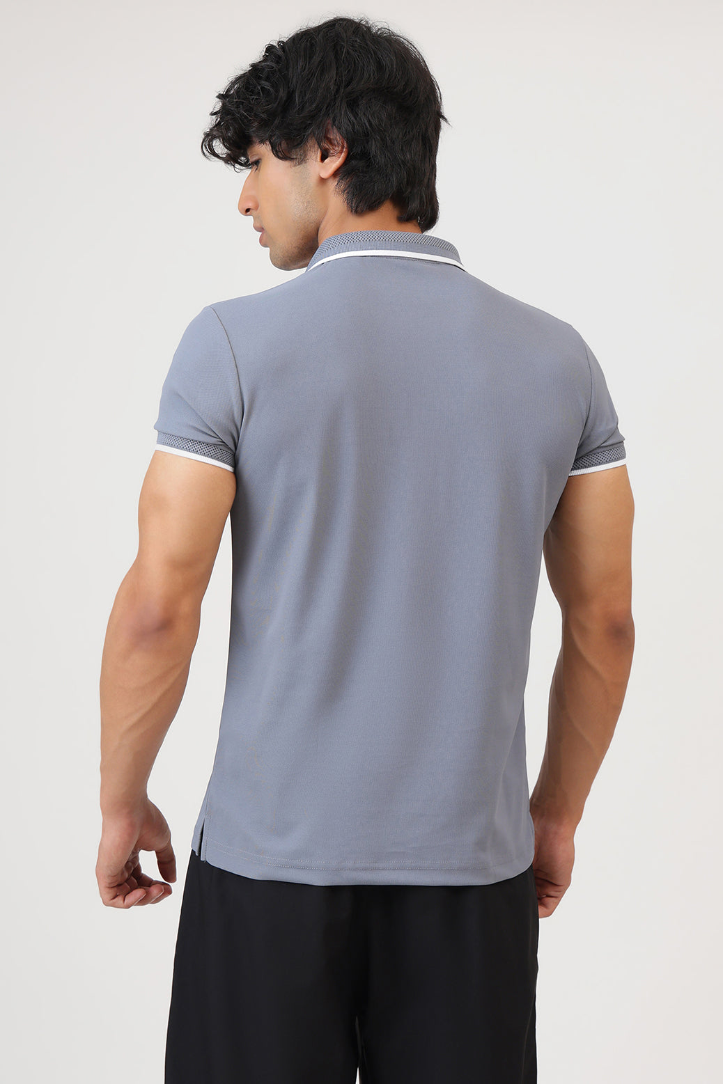 Stride Polo T-shirt Grey
