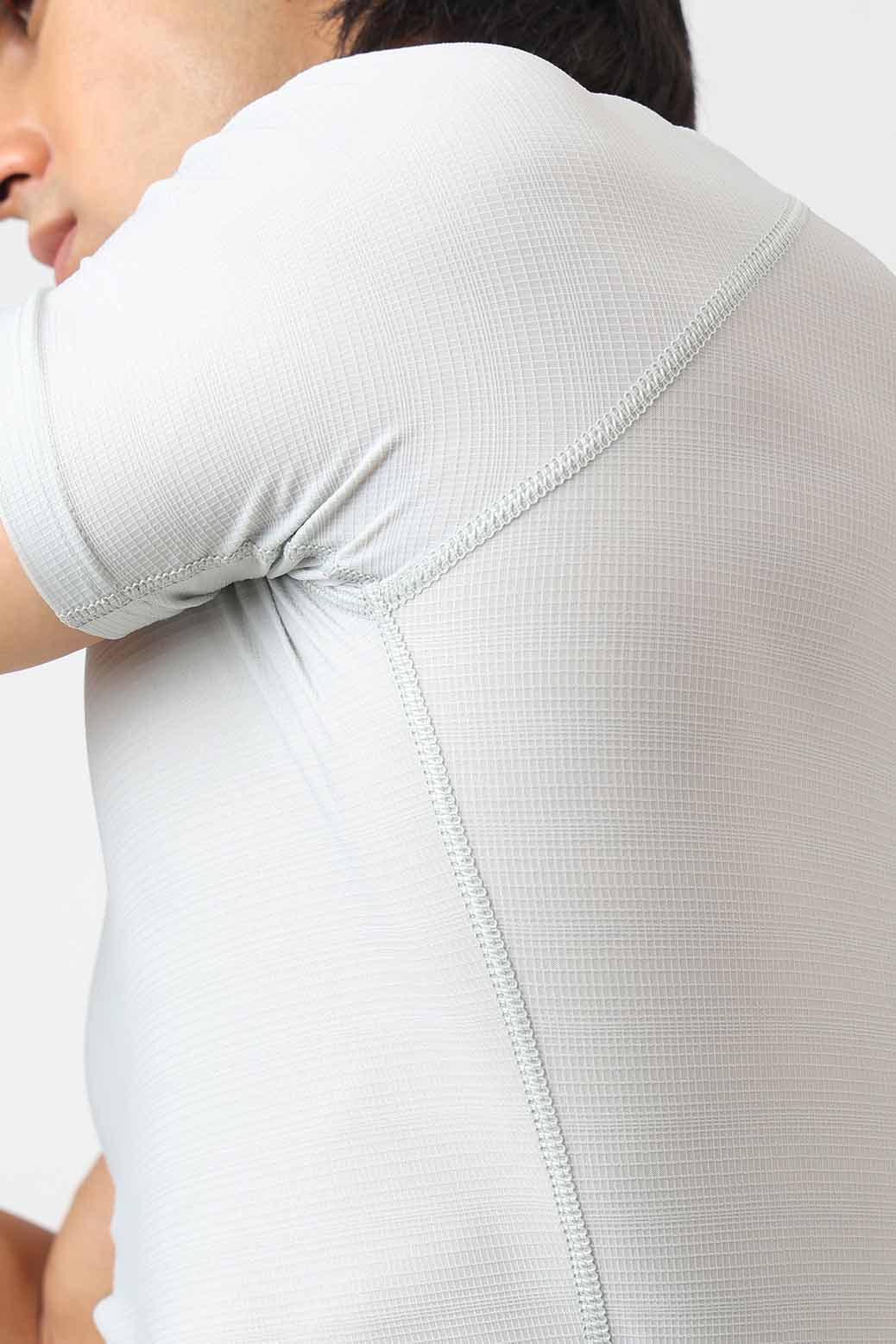 Structure Compression T-shirt Light Grey