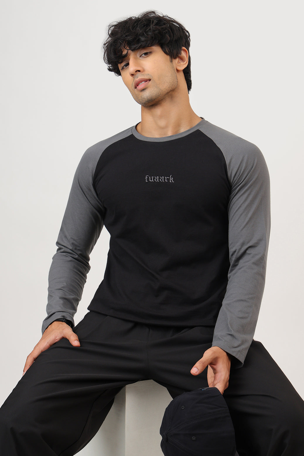 Vintage Raglan T-shirt Black