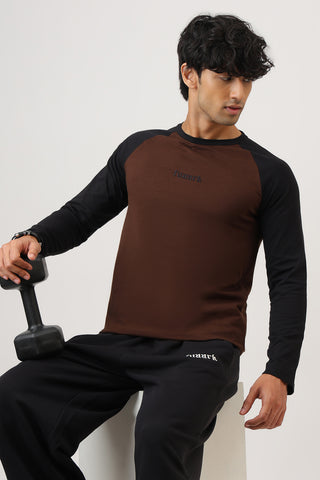 Vintage Raglan T-shirt Coffee