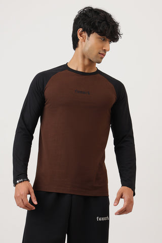 Vintage Raglan T-shirt Coffee