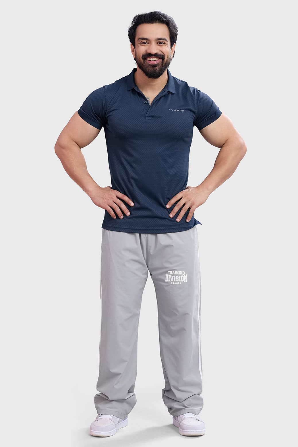 Wave Polo T-shirt Navy