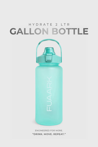 Hydrate 2 Ltr Gallon Bottle Light Green