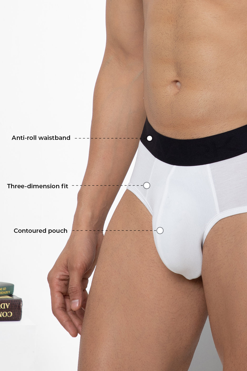 Ultra Soft Modal Briefs Classic White