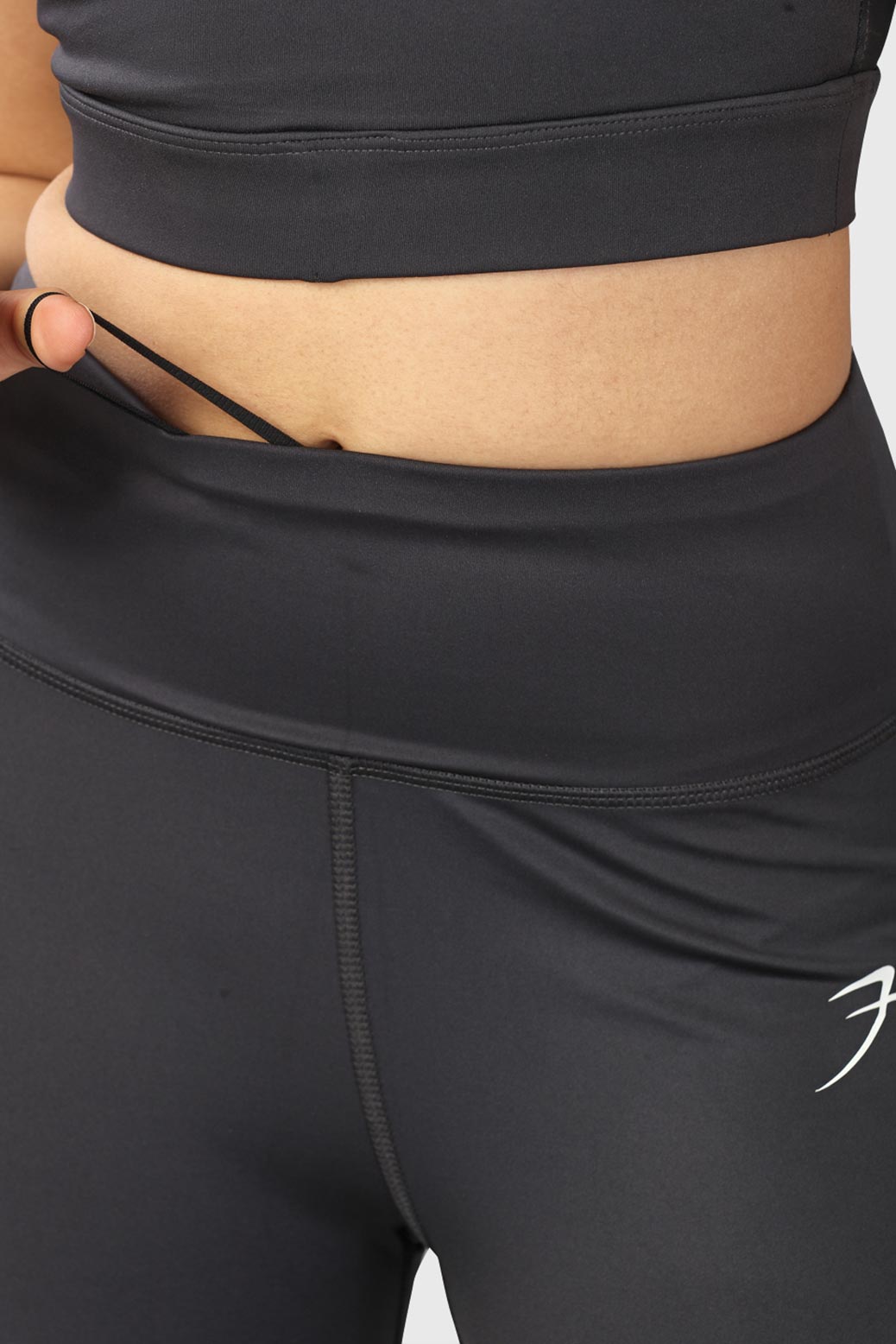 Active High Rise Leggings Coal