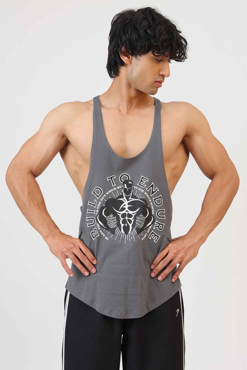 Build to Endure Stringer Grey