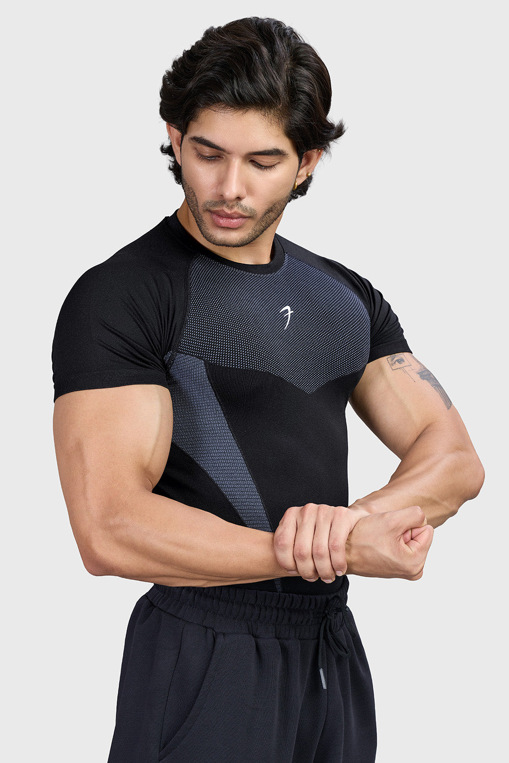 Command Seamless T-shirt Grey/Black