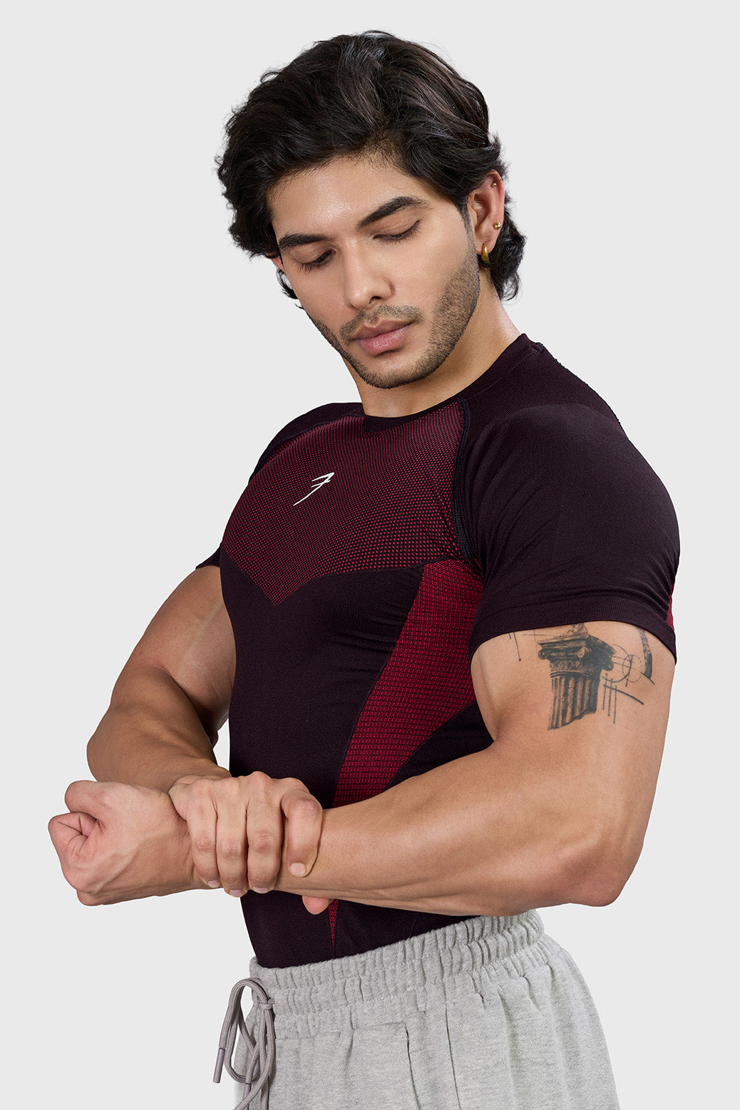 Command Seamless T-shirt Red/Black