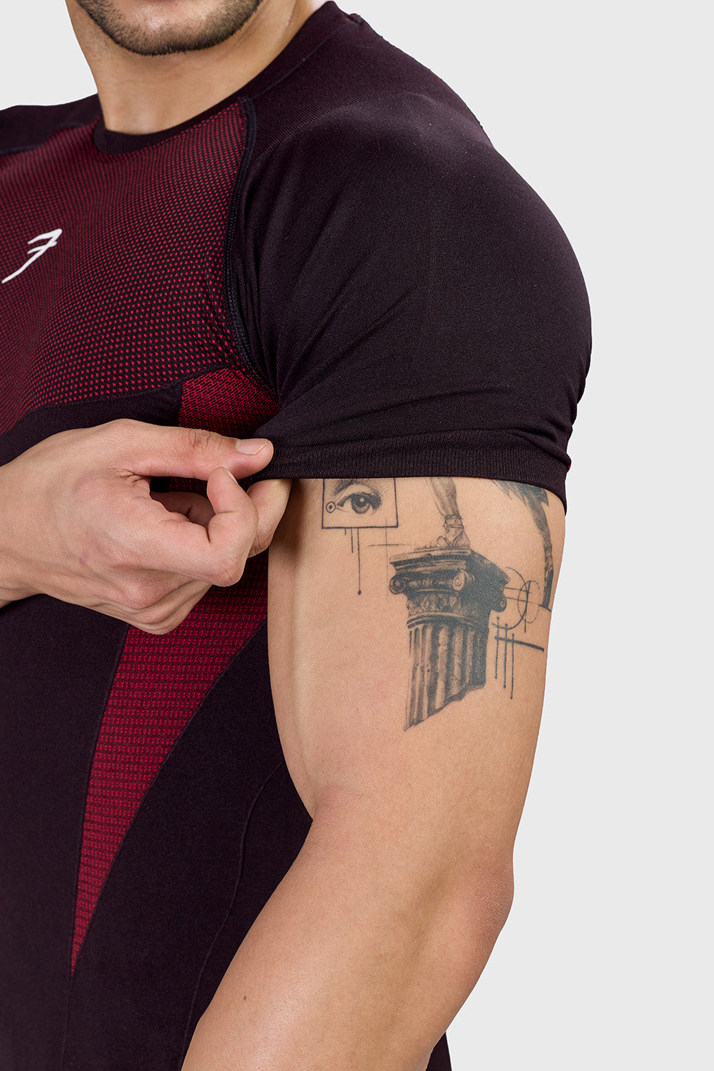 Command Seamless T-shirt Red/Black