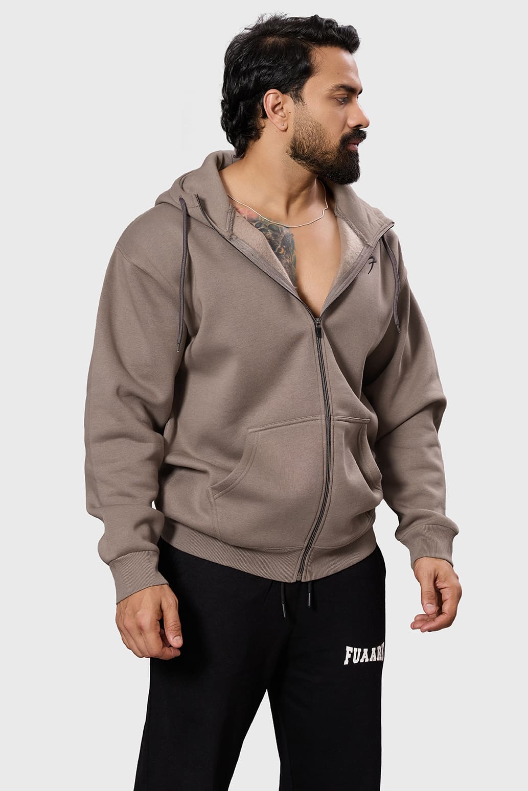 Brookline Oversized Jacket Brown