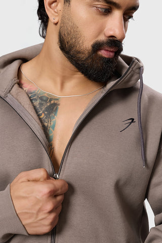 Brookline Oversized Jacket Brown