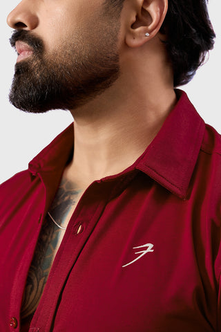 Aero Shirt Deep Red