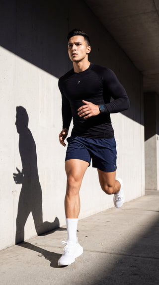 Power Seamless Fullsleeves T-shirt Black