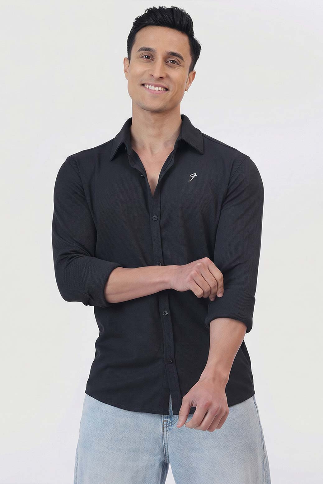 Foundation Fullsleeves Shirt Black